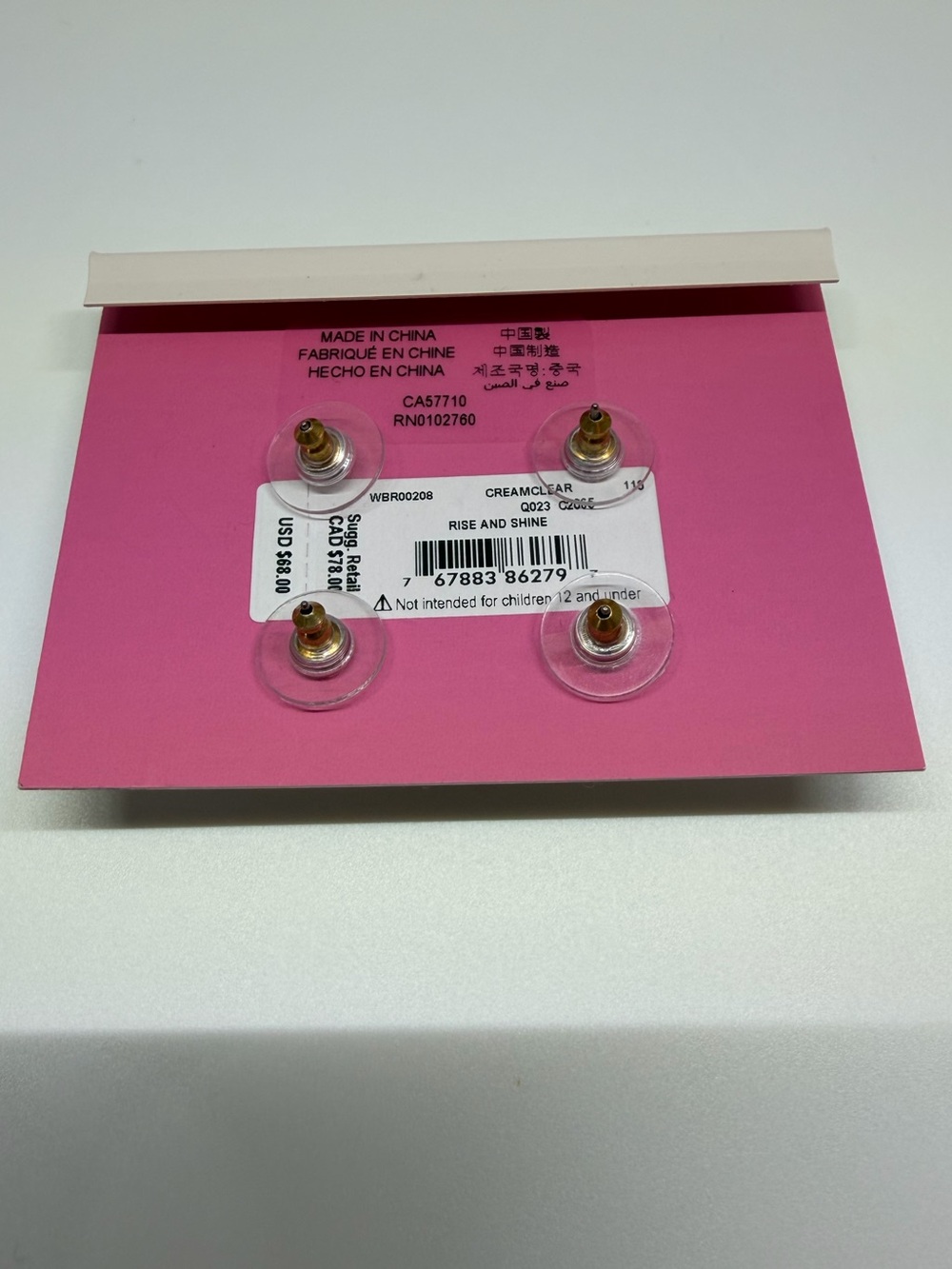 NWT Kate Spade Earrings (2) - Picture 5 of 5